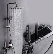 4-in-1 Digital Piano Shower Head – Music, LED Light, Temperature Display & Spray Modes